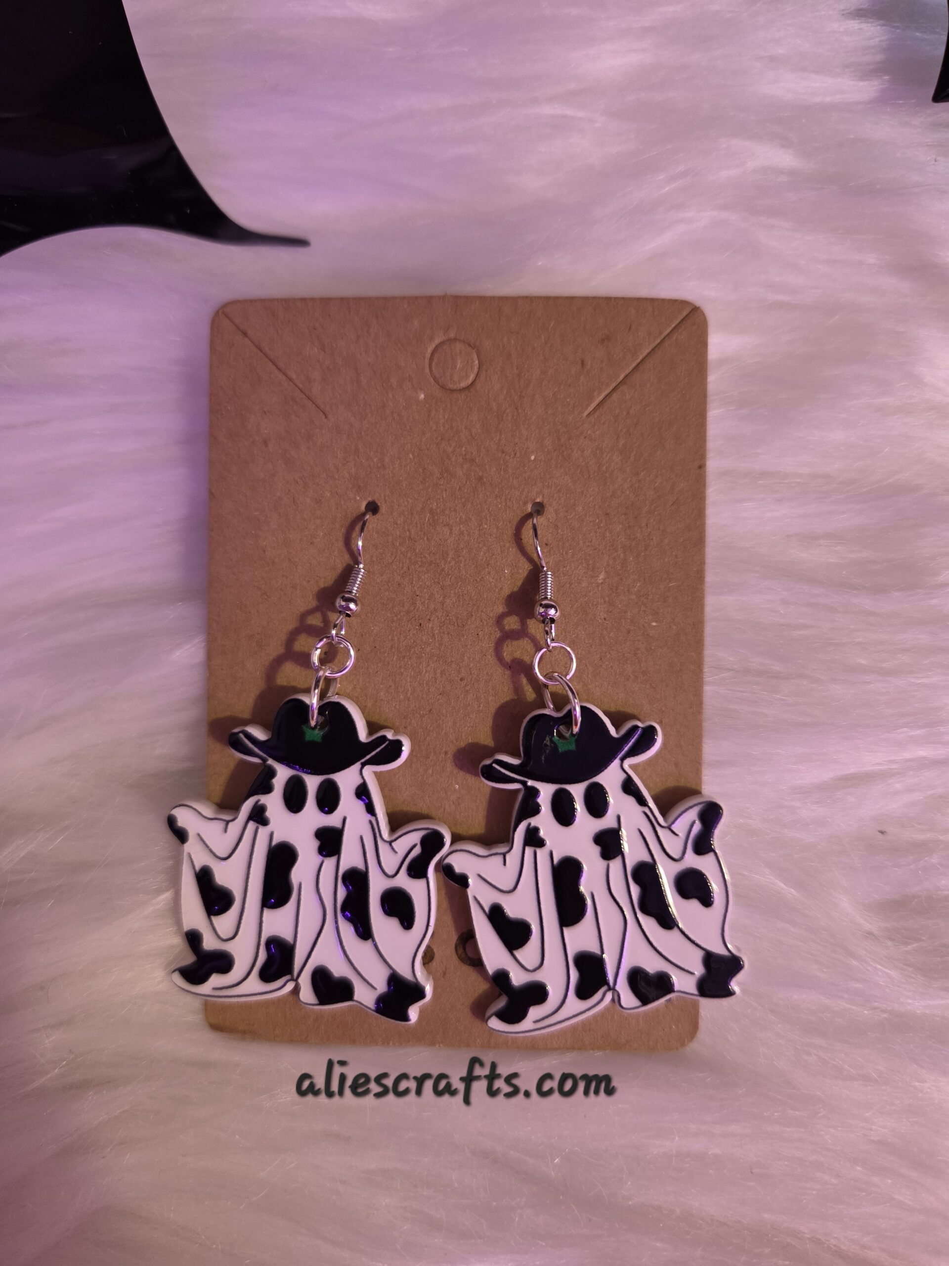 Cowboy ghost earrings - Image 4