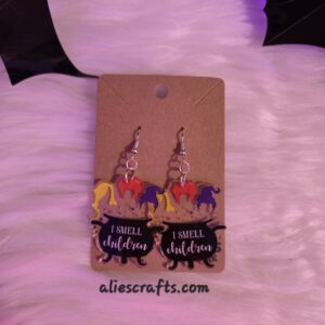 Hocus-pocus I smell children earrings