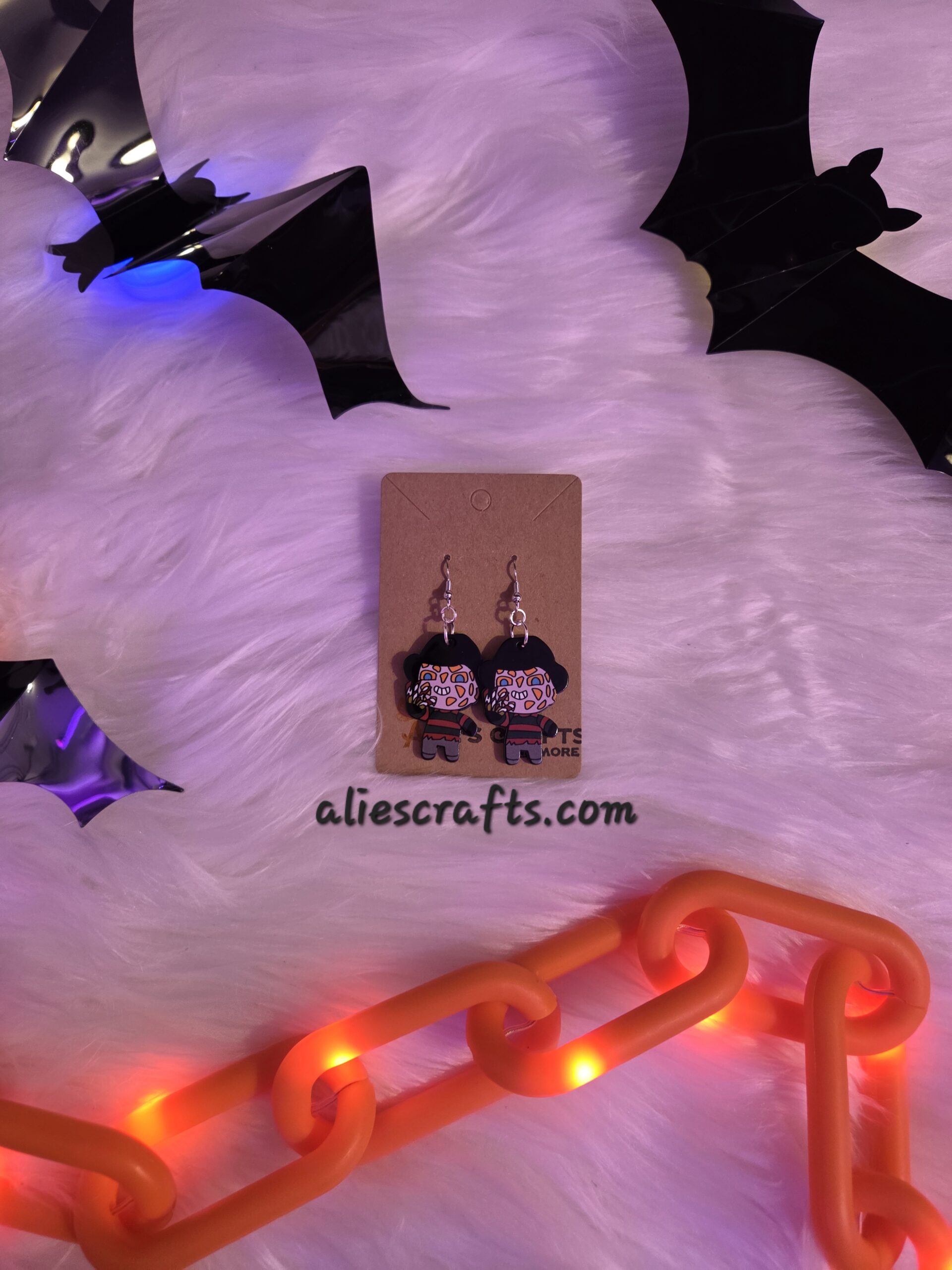 Freddy Halloween earrings - Image 2