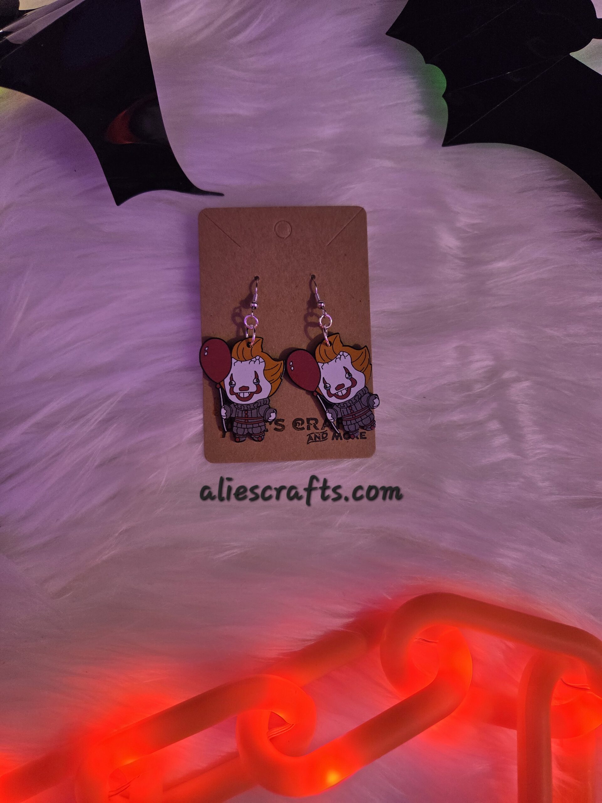 IT clown earrings - Image 2
