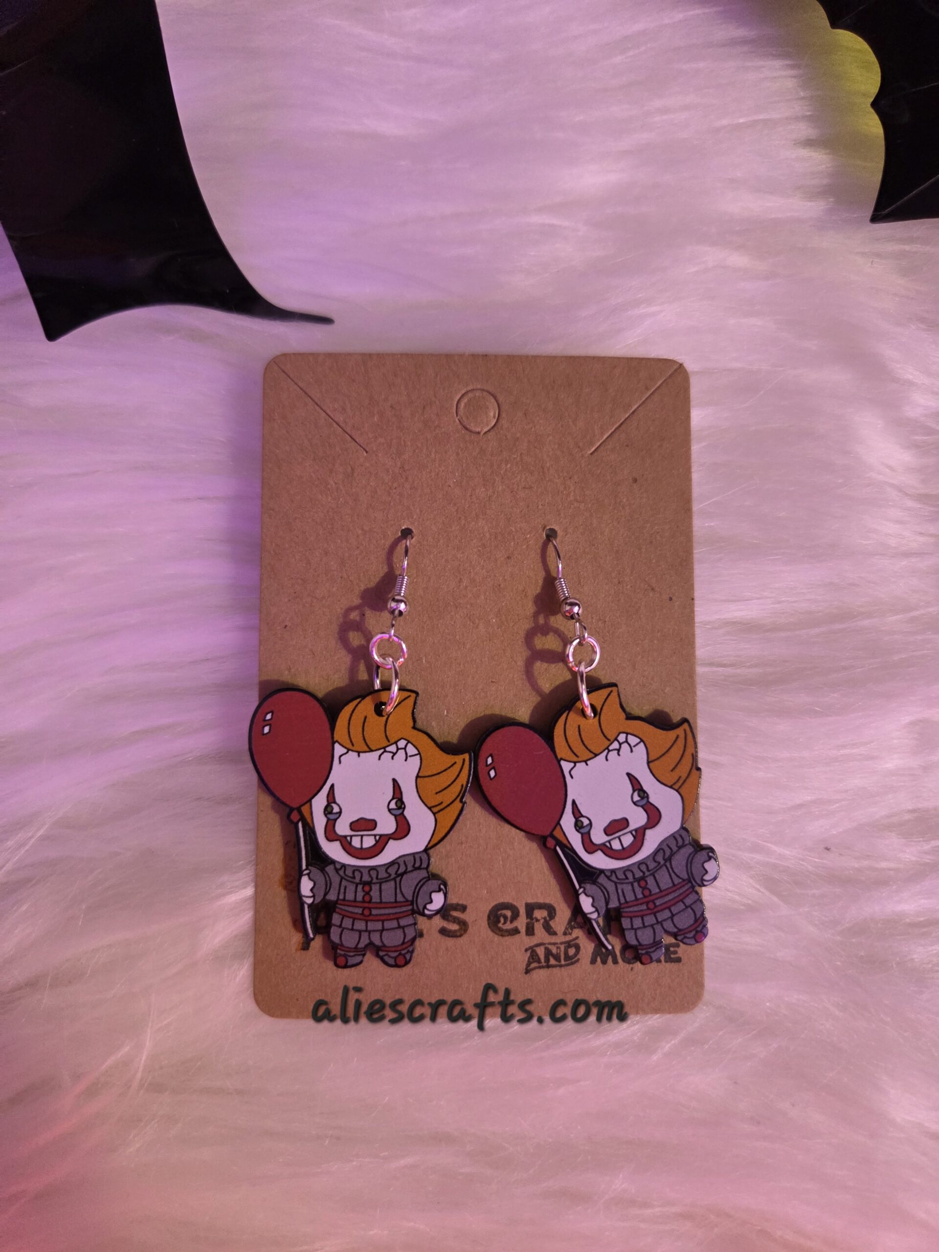 IT clown earrings - Image 5