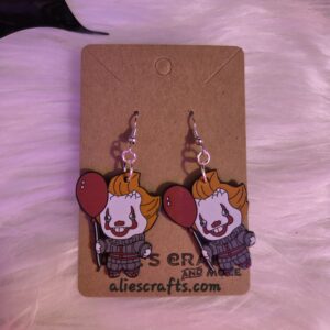 IT clown earrings
