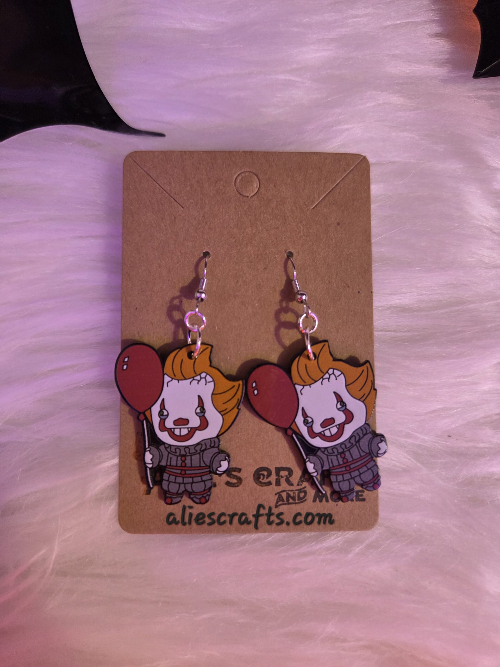 IT clown earrings