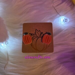 Pumpkin earrings
