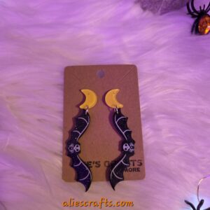 Bat earrings