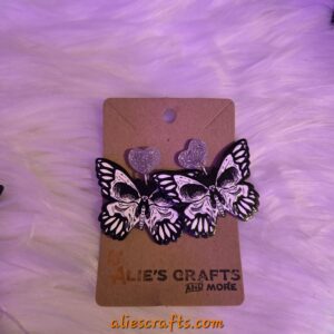 Mothman earrings