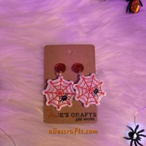 Spiderweb earrings