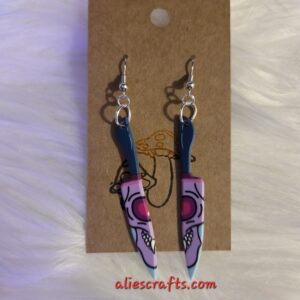 Skull killer earrings