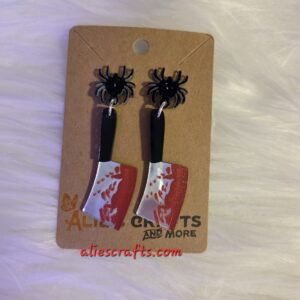 Bloody clever earrings