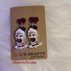 Art the clown killer earrings