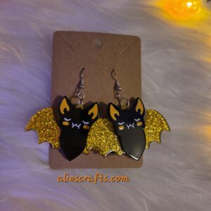 Bat earrings
