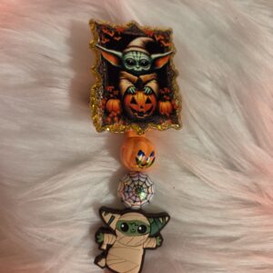 Grogu/baby yoda Halloween badge