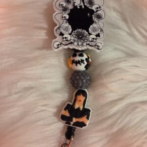 Wednesday Addams badge