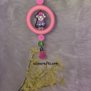 Cowgirl car charm
