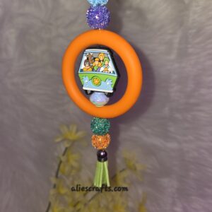 Scooby and gang car charm