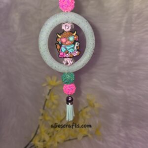 Cow car charm