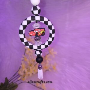 Lighting Mcqueen car charm