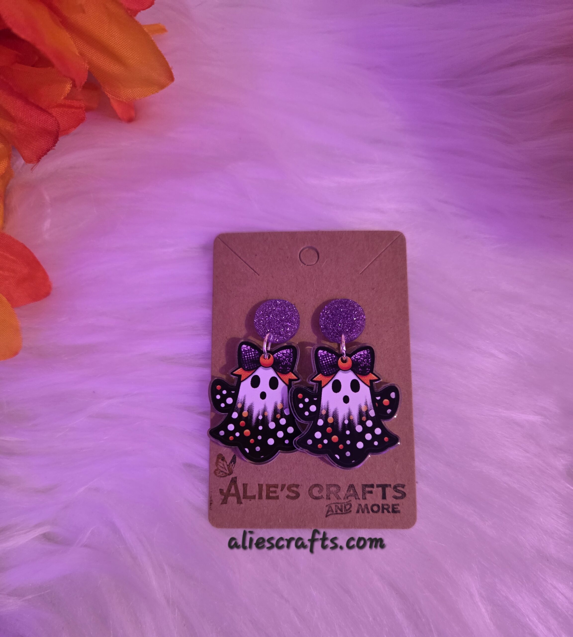 Addorable ghost earrings