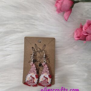 Cupid gnome earrings