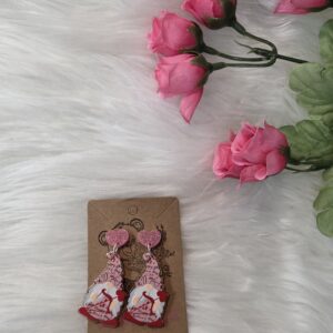 Cupid gnome earrings