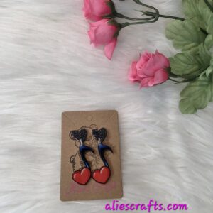 Music note earrings