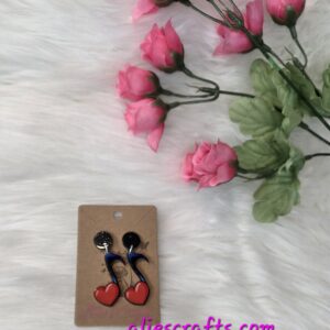 Music note earrings