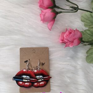 Lip earrings