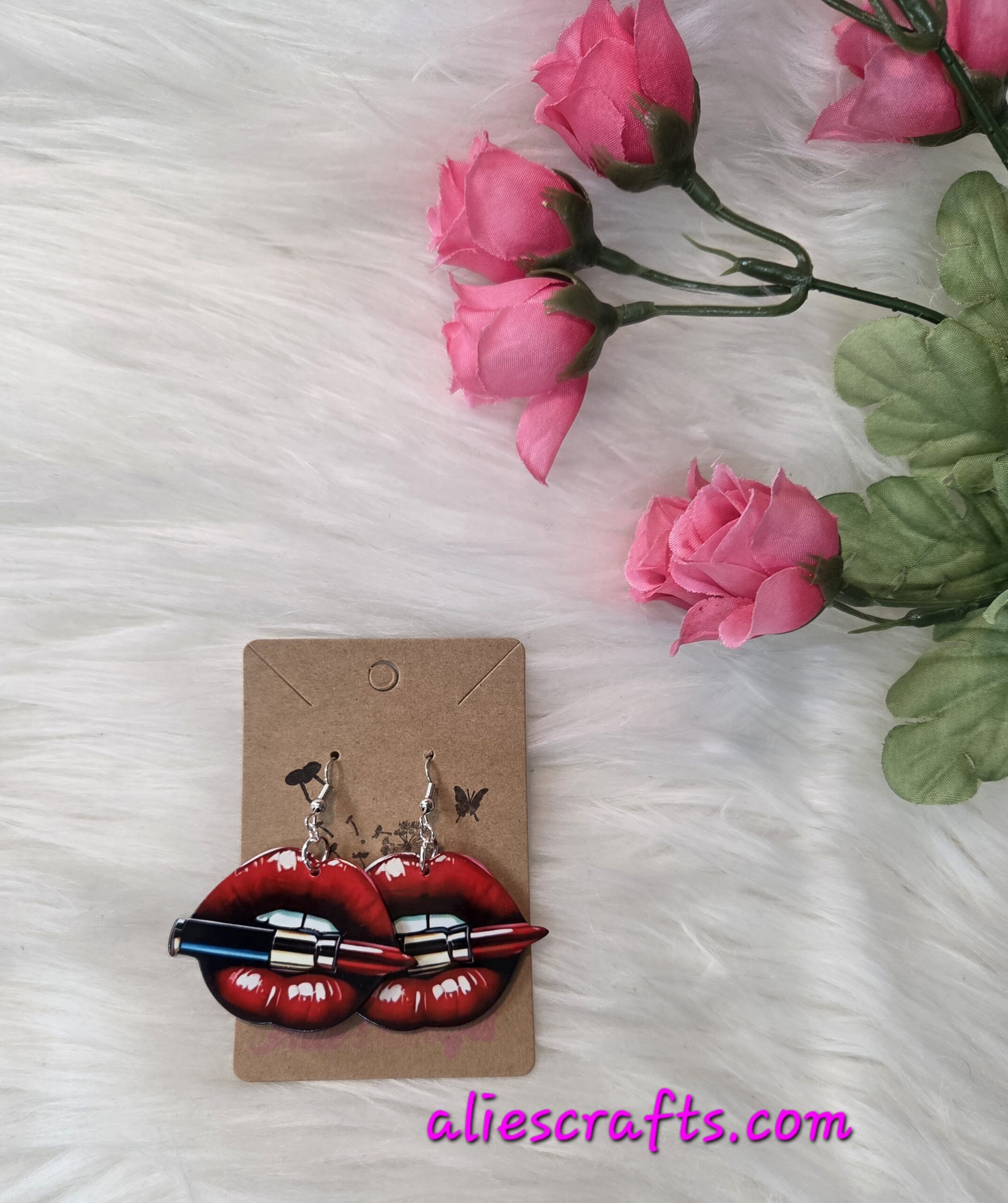 Lip earrings - Image 4