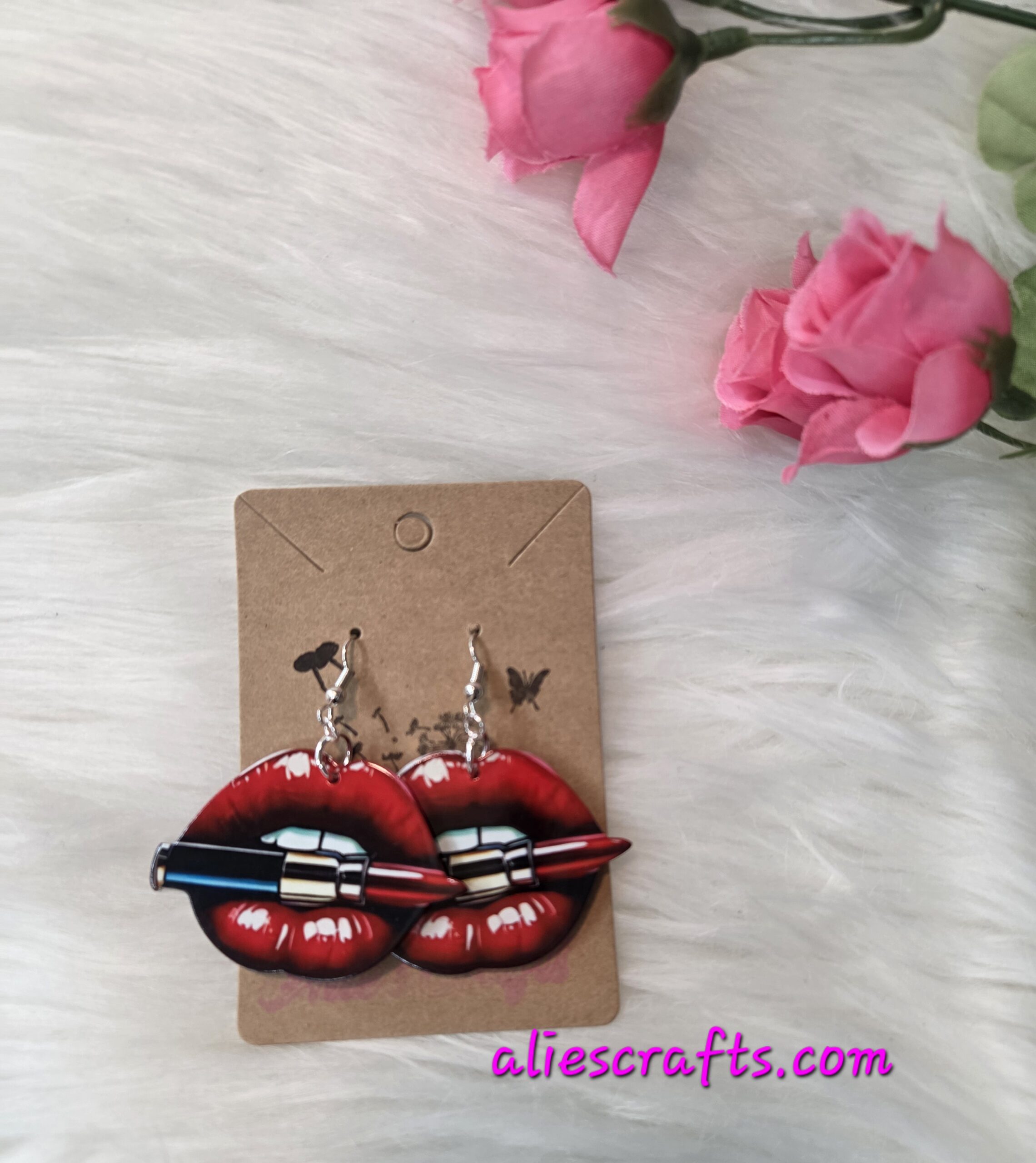 Lip earrings - Image 3