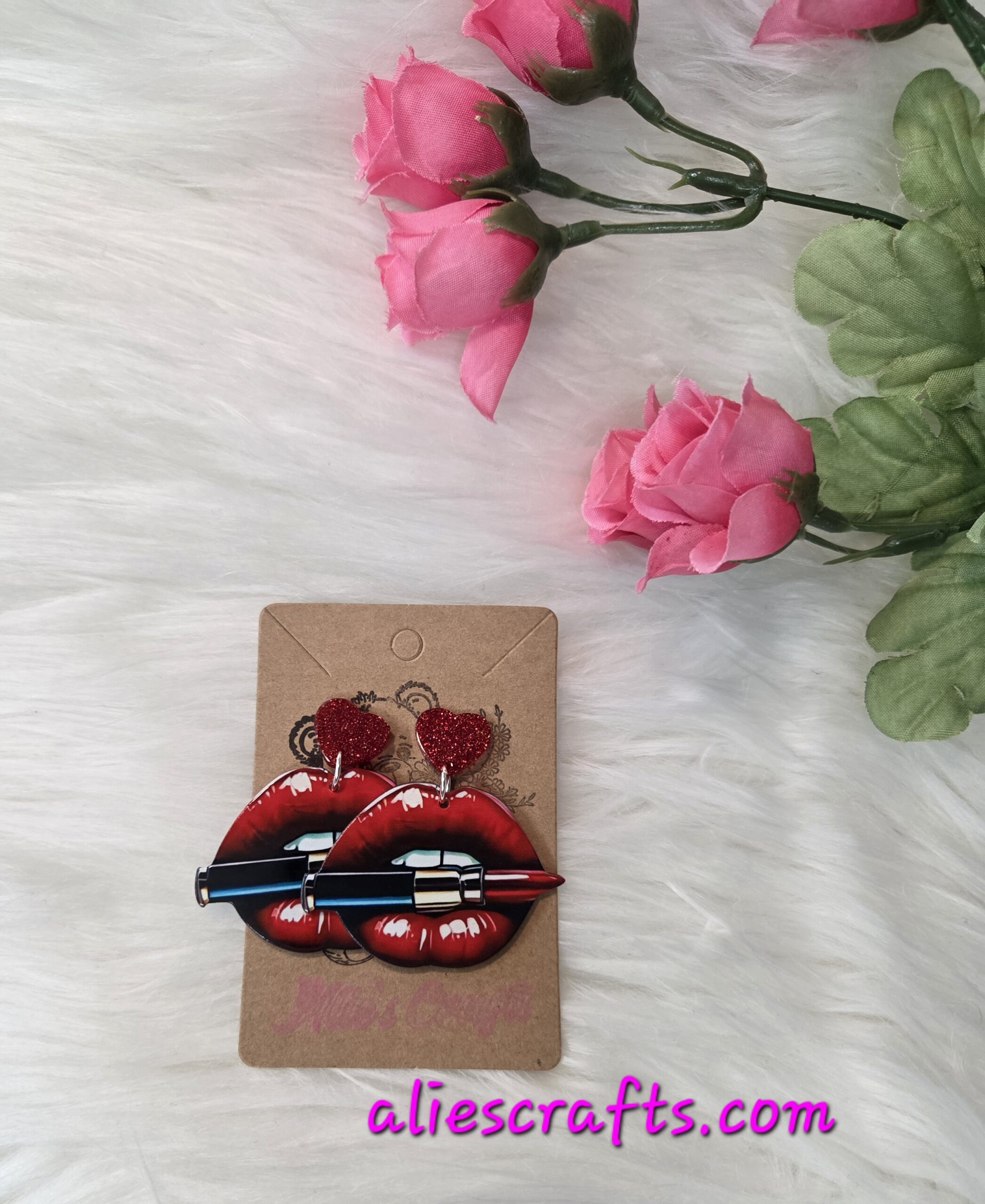 Lip earrings