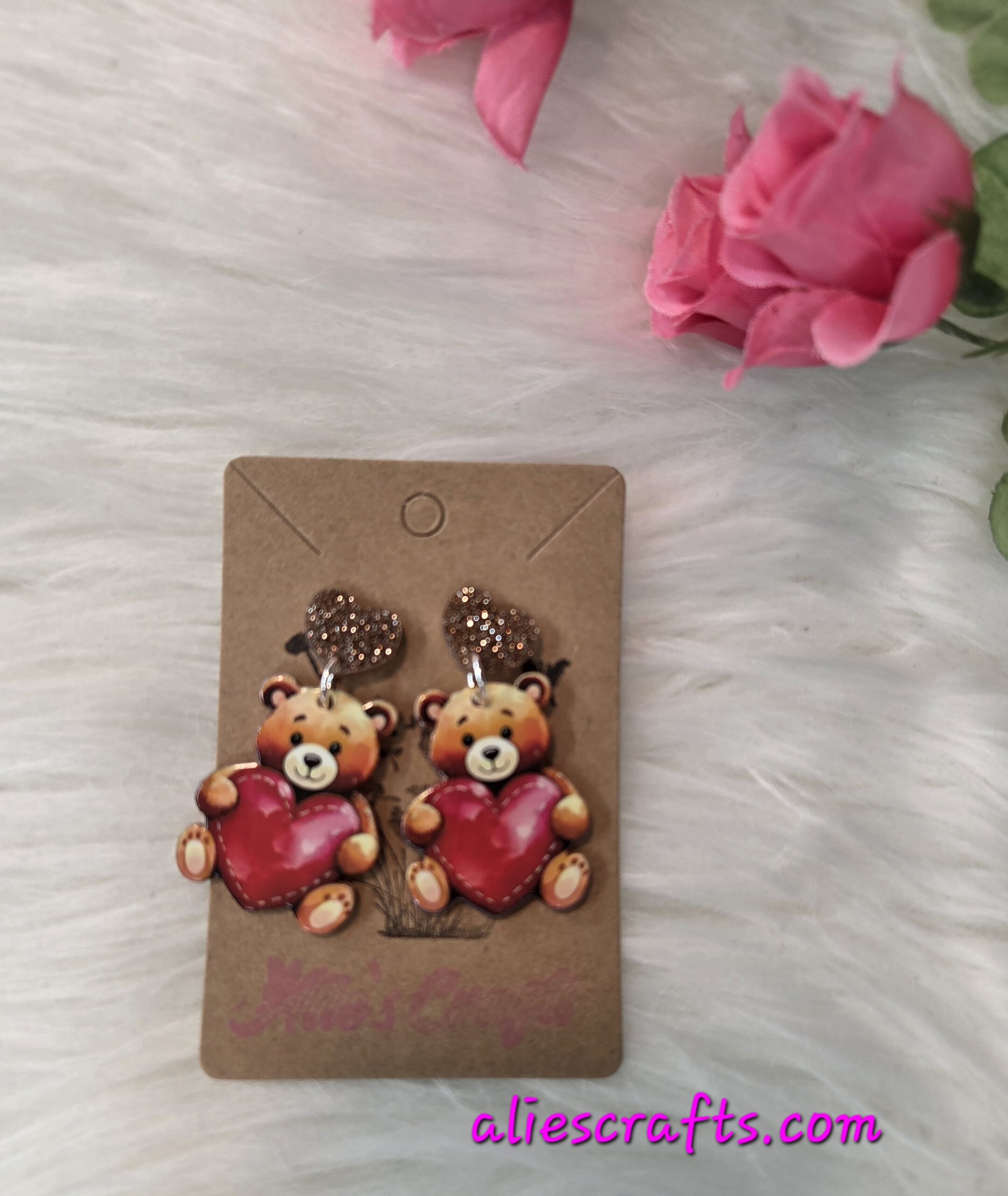 Teddy bear earrings - Image 3
