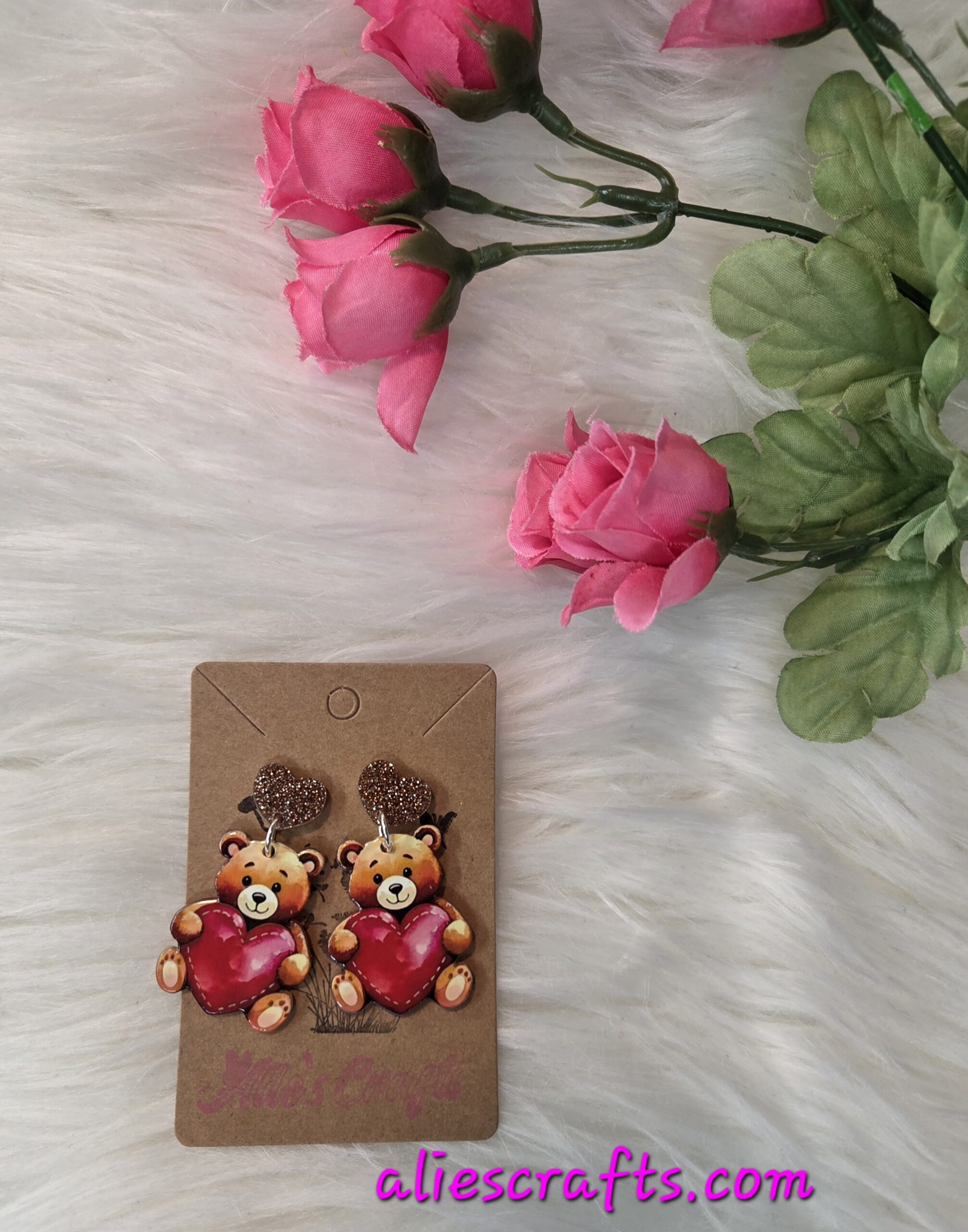 Teddy bear earrings - Image 4