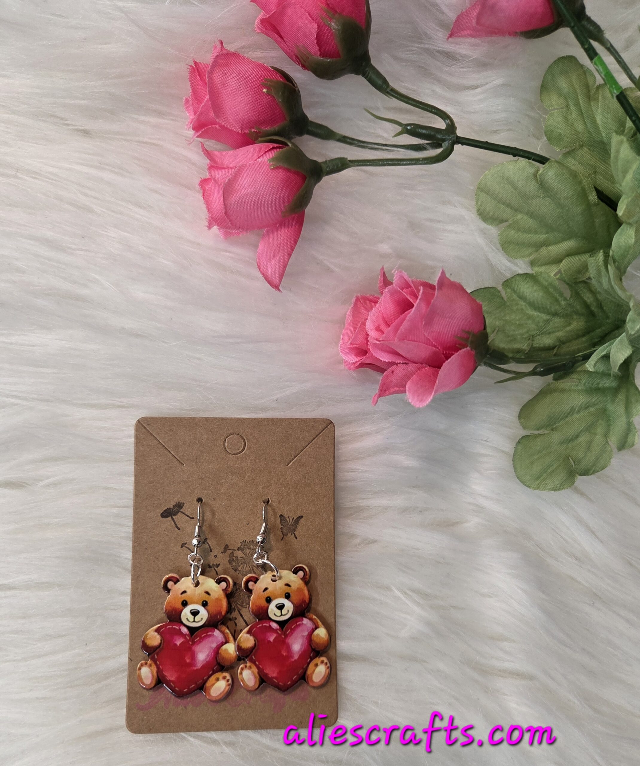 Teddy bear earrings - Image 2