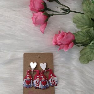 Gnome couple earrings