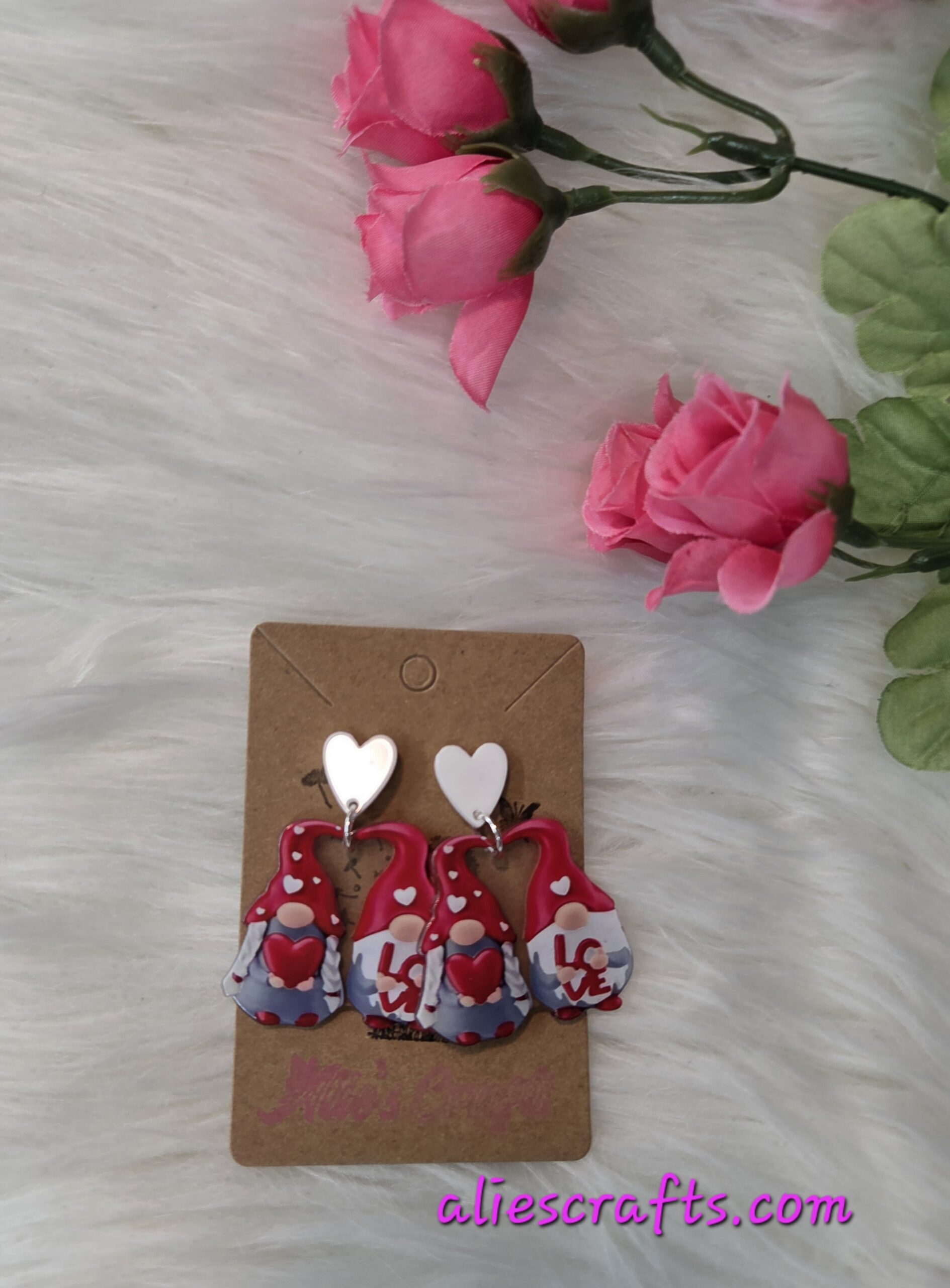 Gnome couple earrings - Image 3