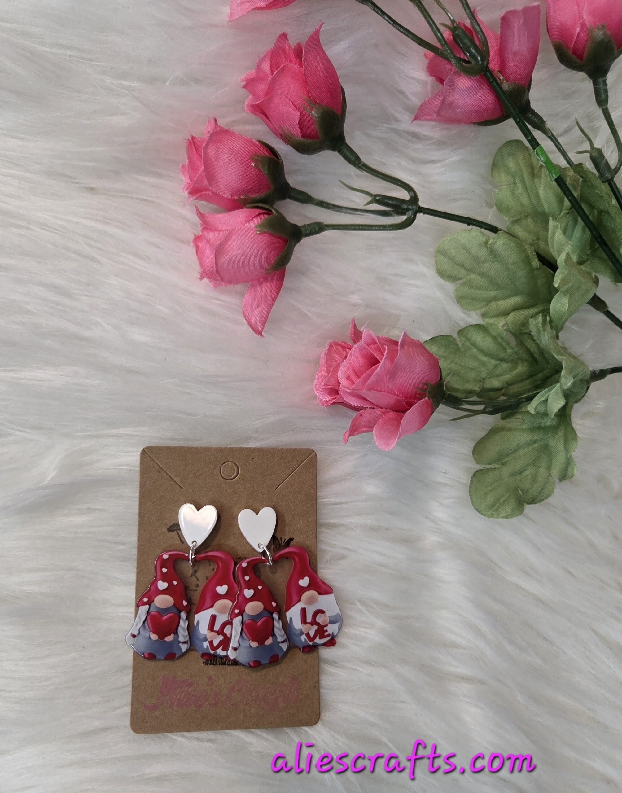 Gnome couple earrings - Image 2