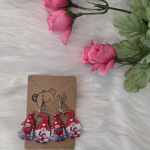 Gnome couple earrings