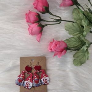 Gnome couple earrings