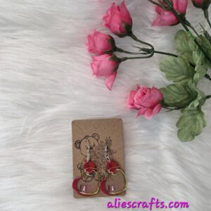 Heart couple earrings
