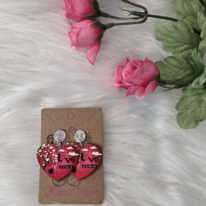 Love is in the air heart earrings