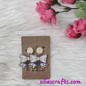 Bow earrings