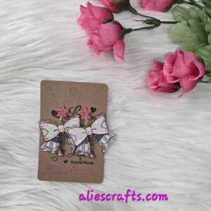 Bow earrings