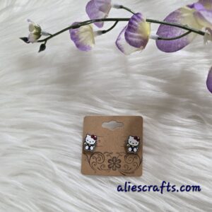 Hello kitty earrings