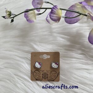 Hello kitty earrings