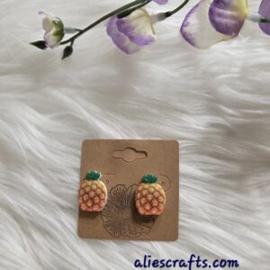 Pineapple earrings