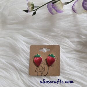Strawberry earrings