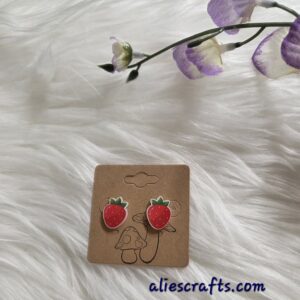 Strawberry earrings
