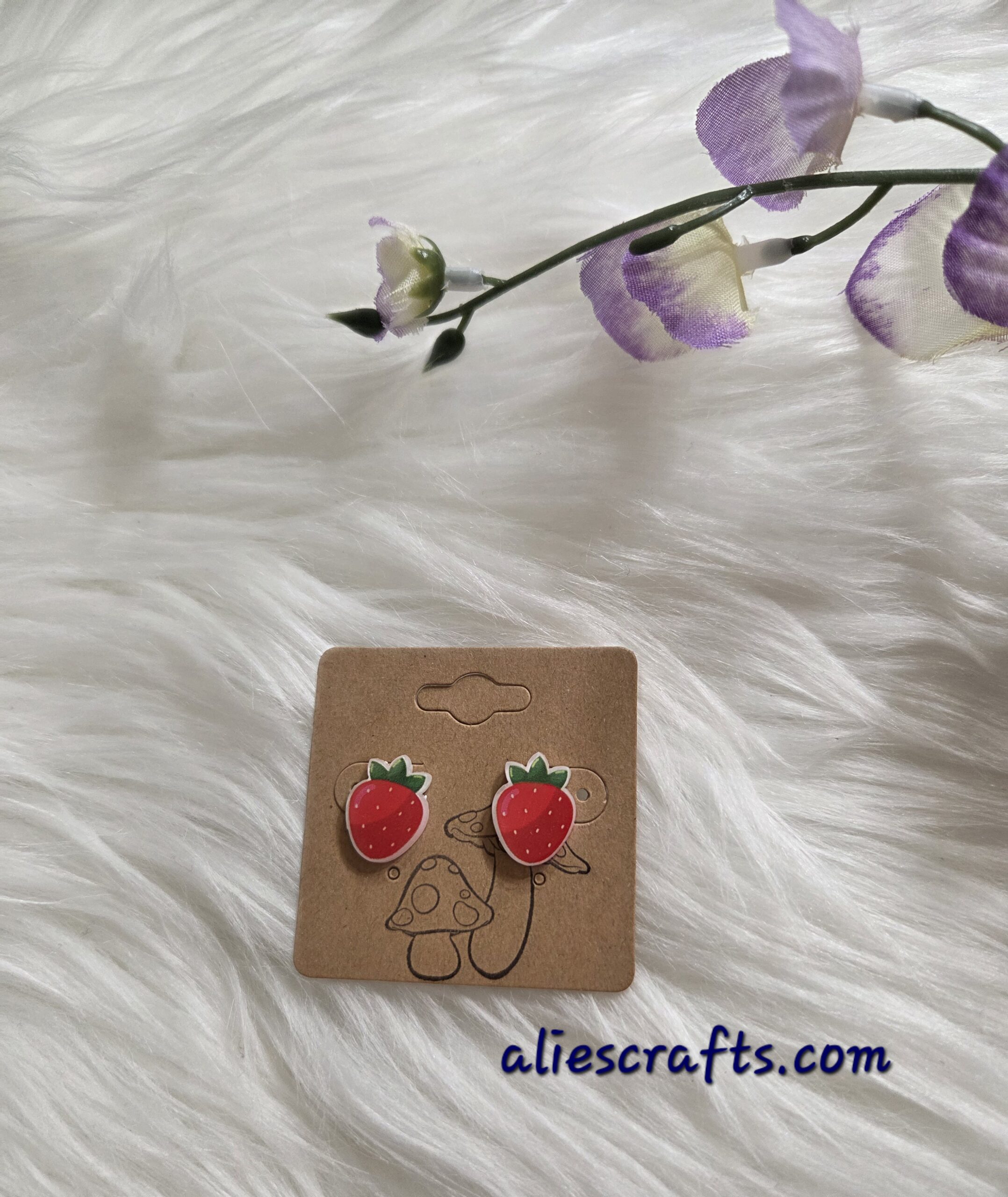 Strawberry earrings