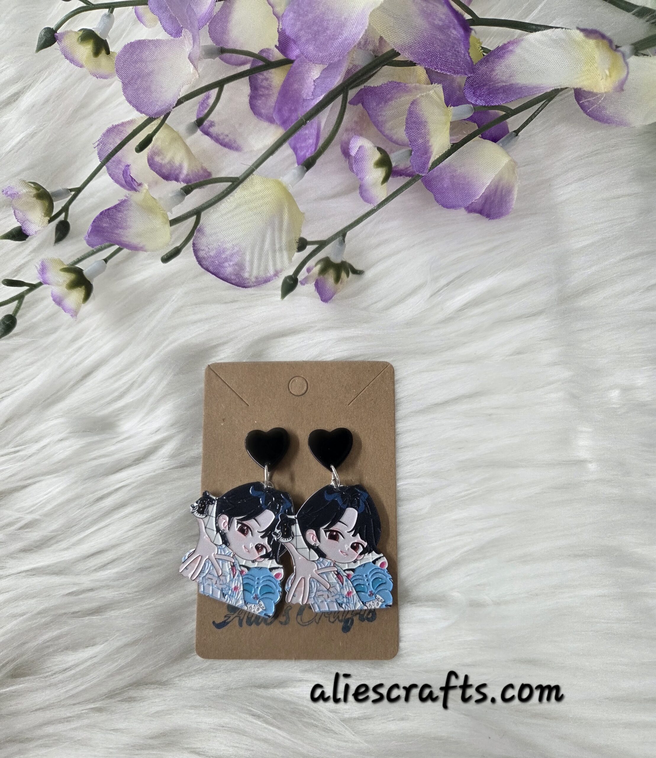 Jinu k pop demon hunter earrings - Image 3