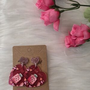 I love you earrings